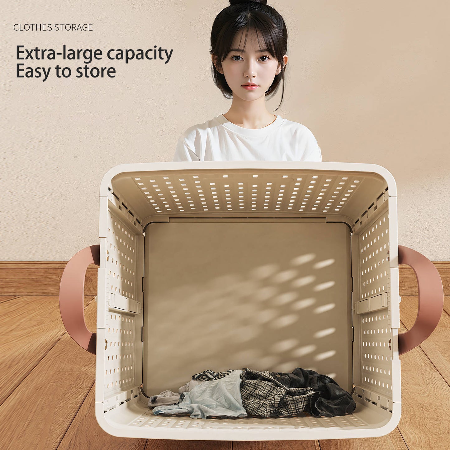 Large Capacity Foldable Laundry Basket
