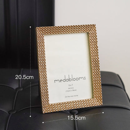 Light Luxury Gold-plated Photo Frame