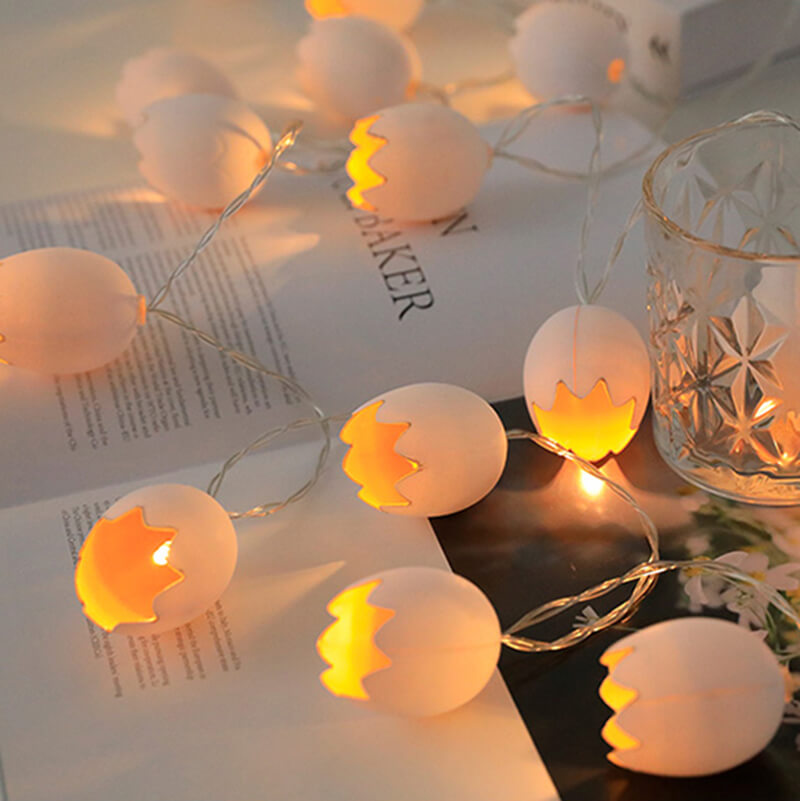 Linen Lantern String Lights