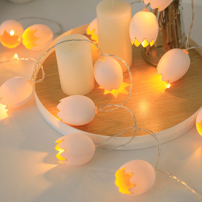 Linen Lantern String Lights