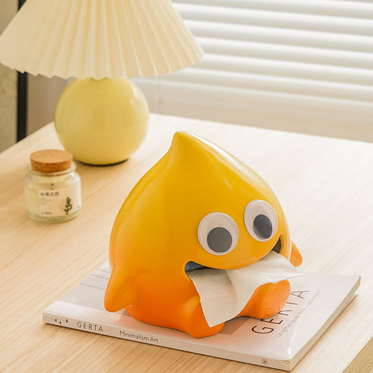 Little Flame Ceramic Tissue Box