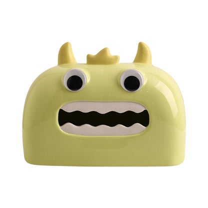 Little Monster Ceramic Tissue Box