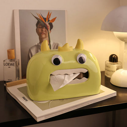 Little Monster Ceramic Tissue Box