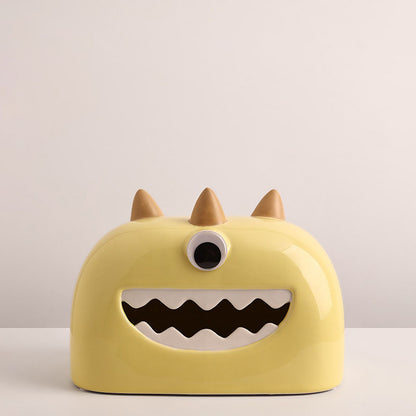 Little Monster Ceramic Tissue Box