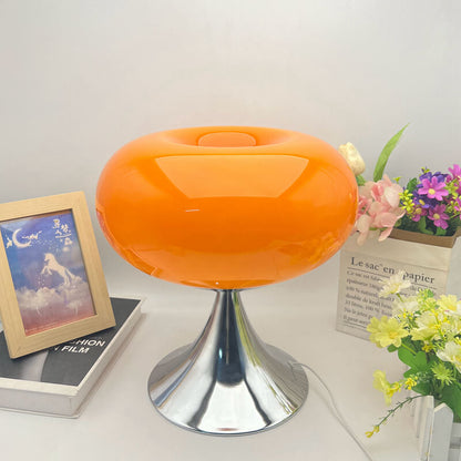 Lampe de table vintage en verre Lollipop