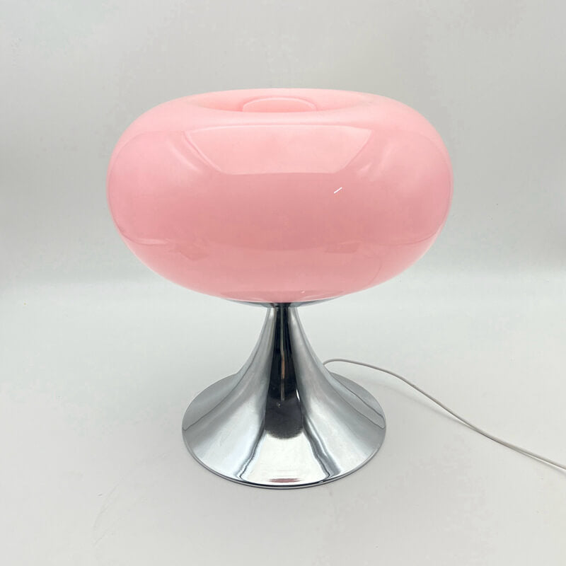 Lampe de table vintage en verre Lollipop
