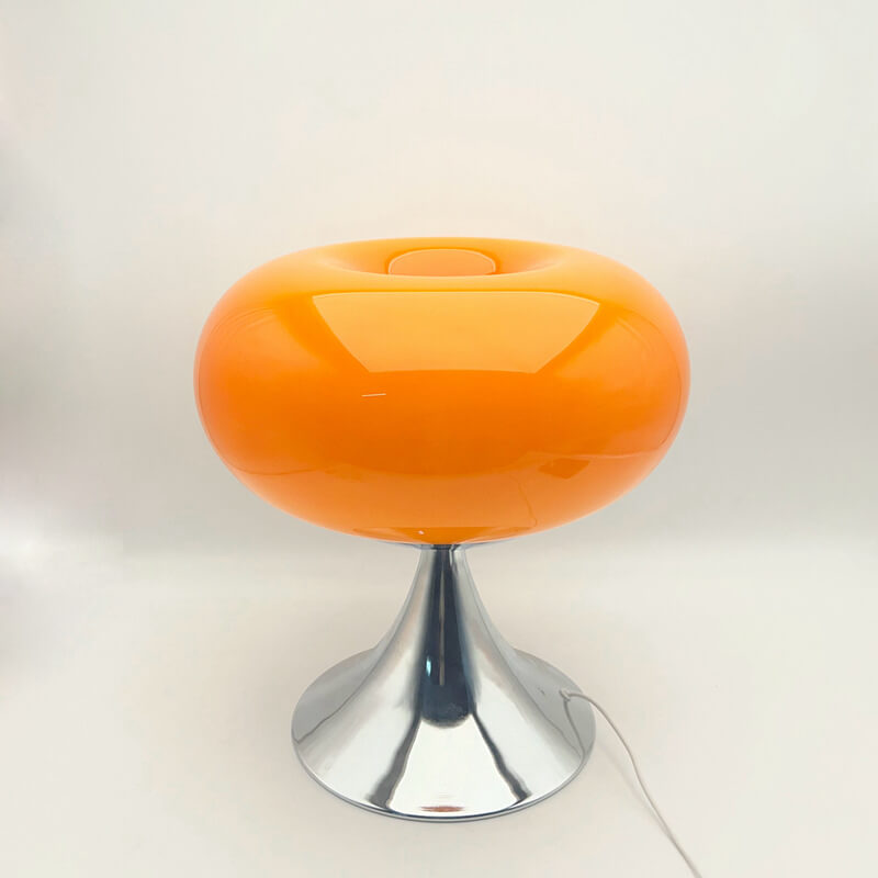 Lampe de table vintage en verre Lollipop