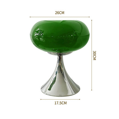 Lampe de table vintage en verre Lollipop