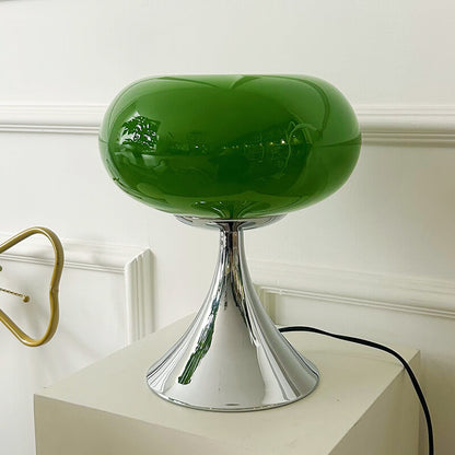 Lampe de table vintage en verre Lollipop