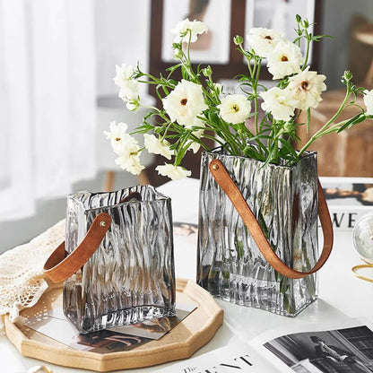 Light Luxury Portable Glass Vase