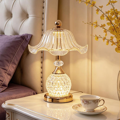 Luxury Peony Flower Table Lamp