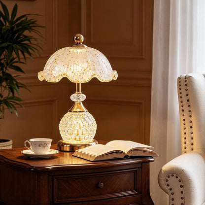 Luxury Peony Flower Table Lamp