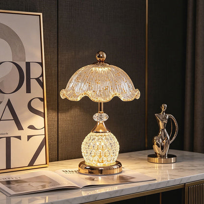 Luxury Peony Flower Table Lamp
