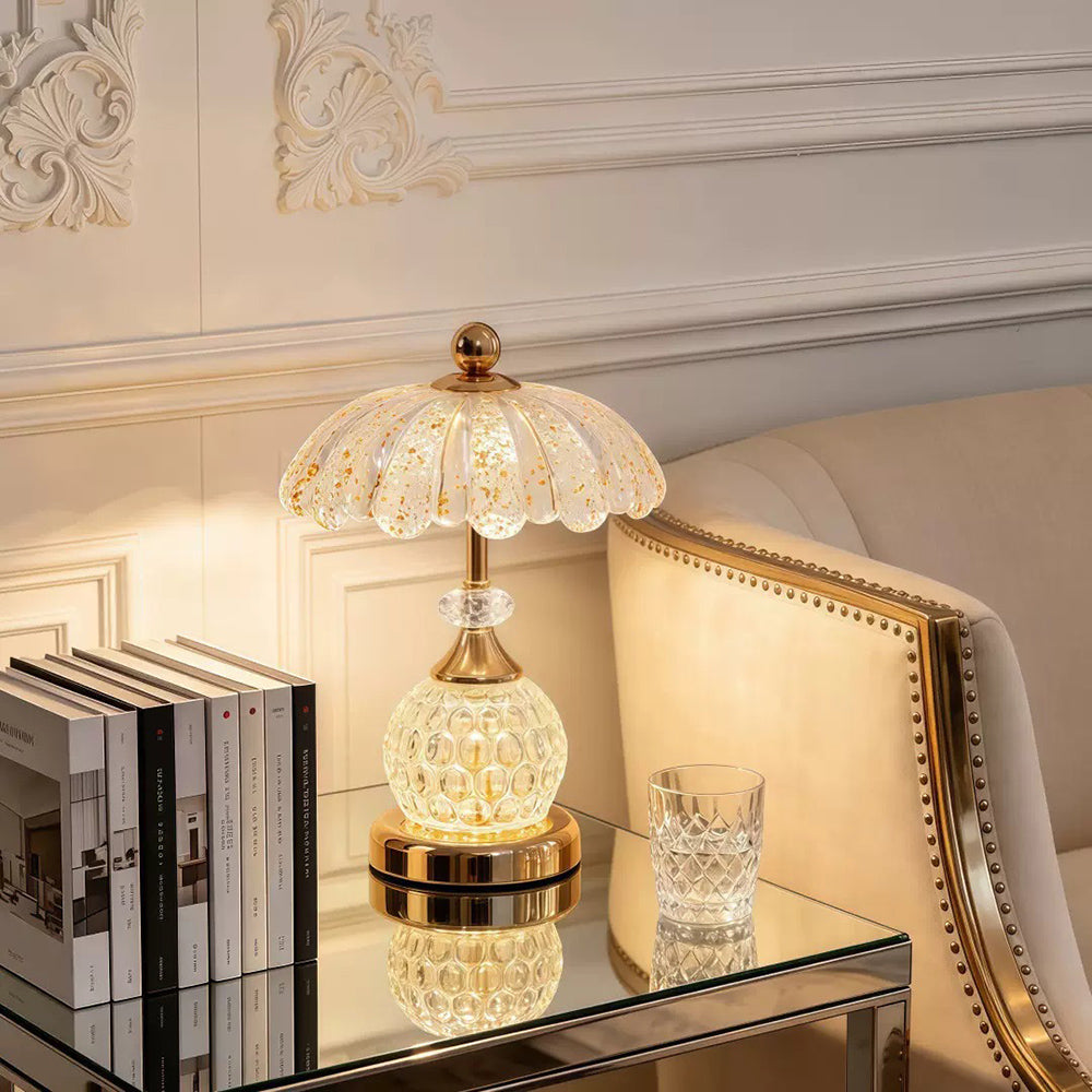Luxury Peony Flower Table Lamp