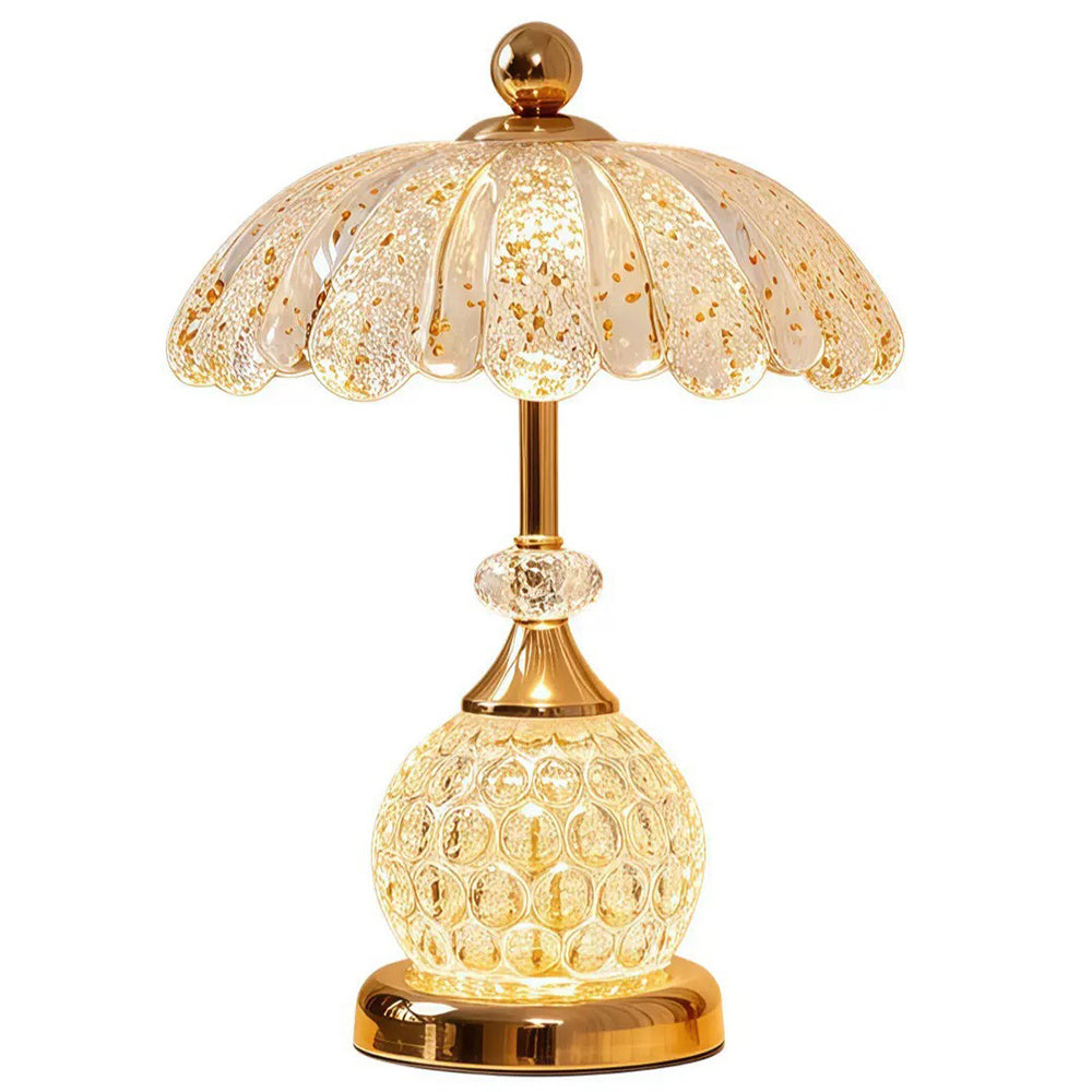 Luxury Peony Flower Table Lamp