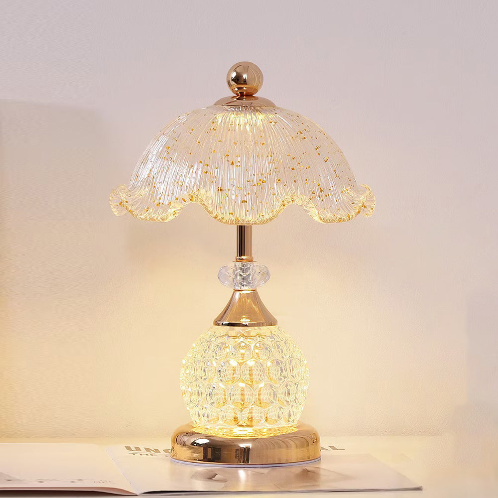Luxury Peony Flower Table Lamp