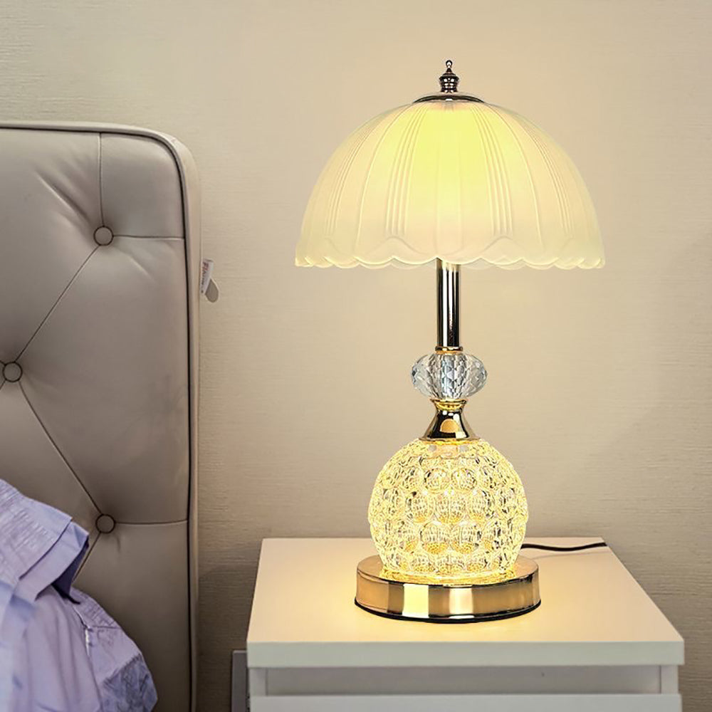 Luxury Peony Flower Table Lamp