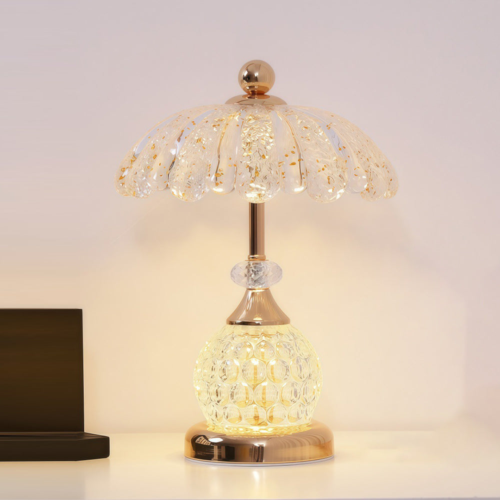 Luxury Peony Flower Table Lamp