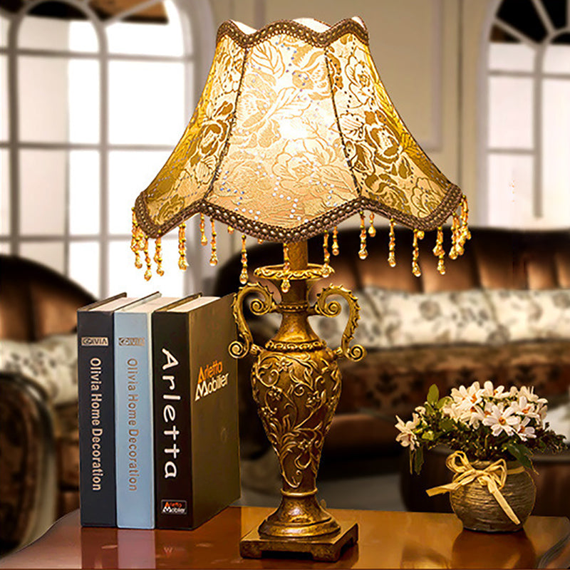 Luxury Retro Home Bedroom Table Lamp