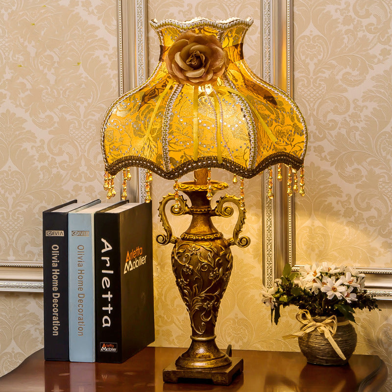 Luxury Retro Home Bedroom Table Lamp