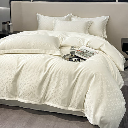 Luxury Satin Jacquard Bedding Set