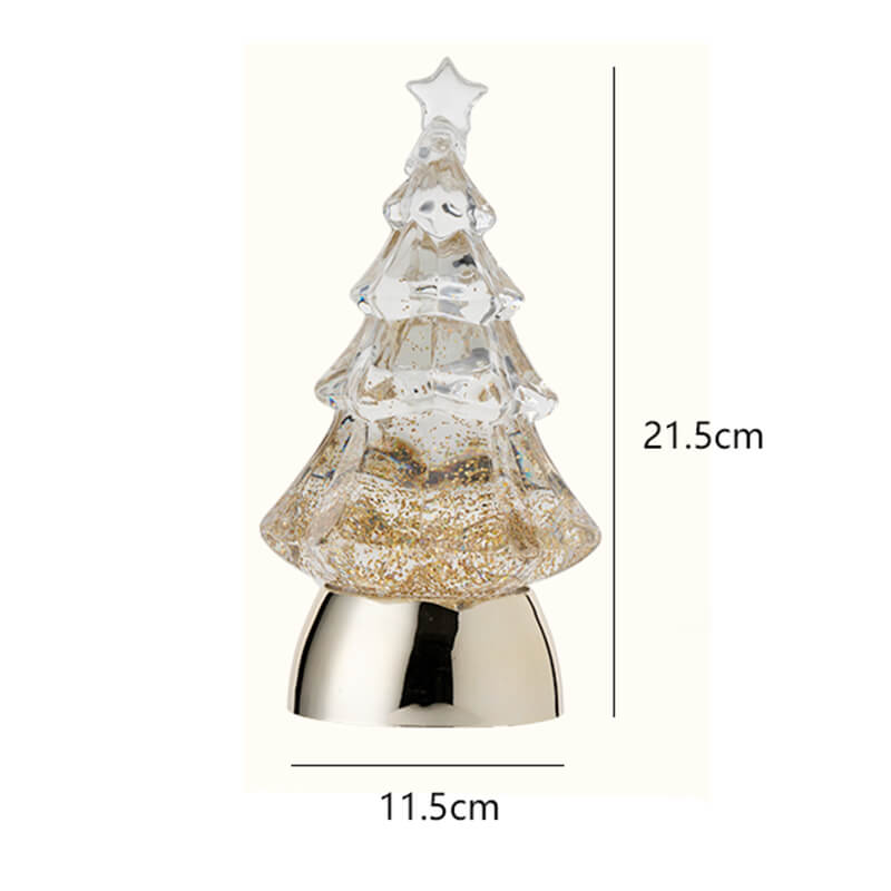 Snow Christmas Tree Night Lights