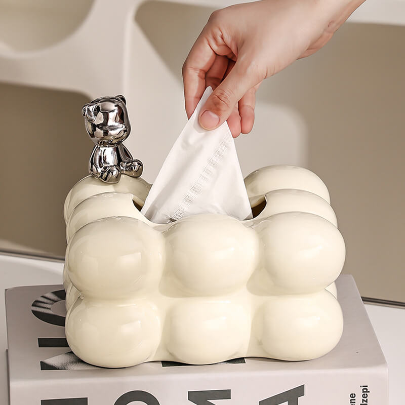 Marshmallow Tissue Storage Box