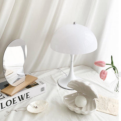 Romantic White Mushroom Table Lamp