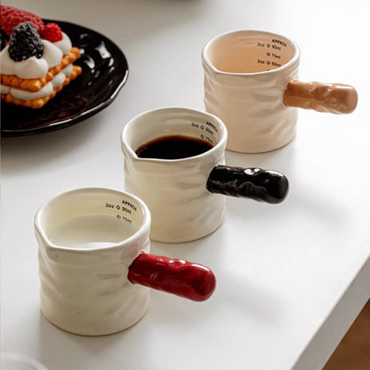 Mini Ceramic Milk Cup