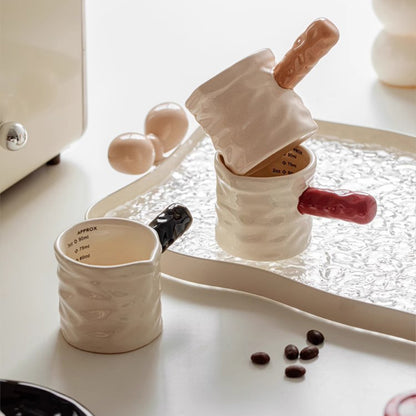 Mini Ceramic Milk Cup