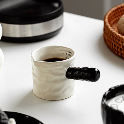 Mini Ceramic Milk Cup