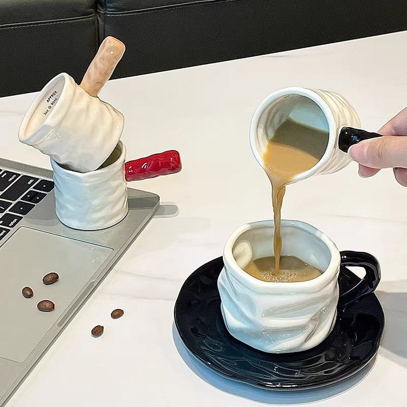 Mini Ceramic Milk Cup