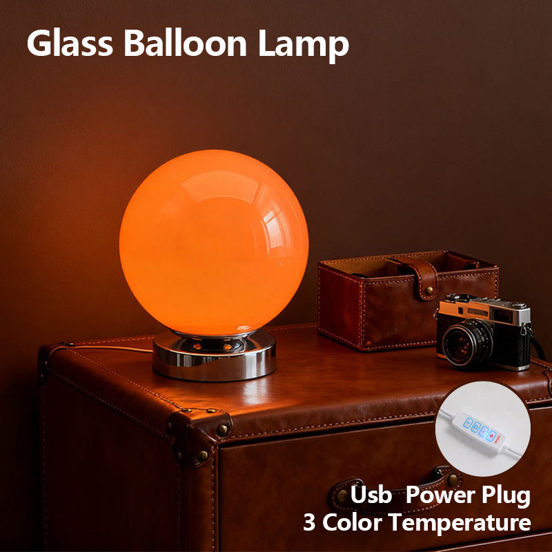 Minimalist Glass Balloon Table Lamp