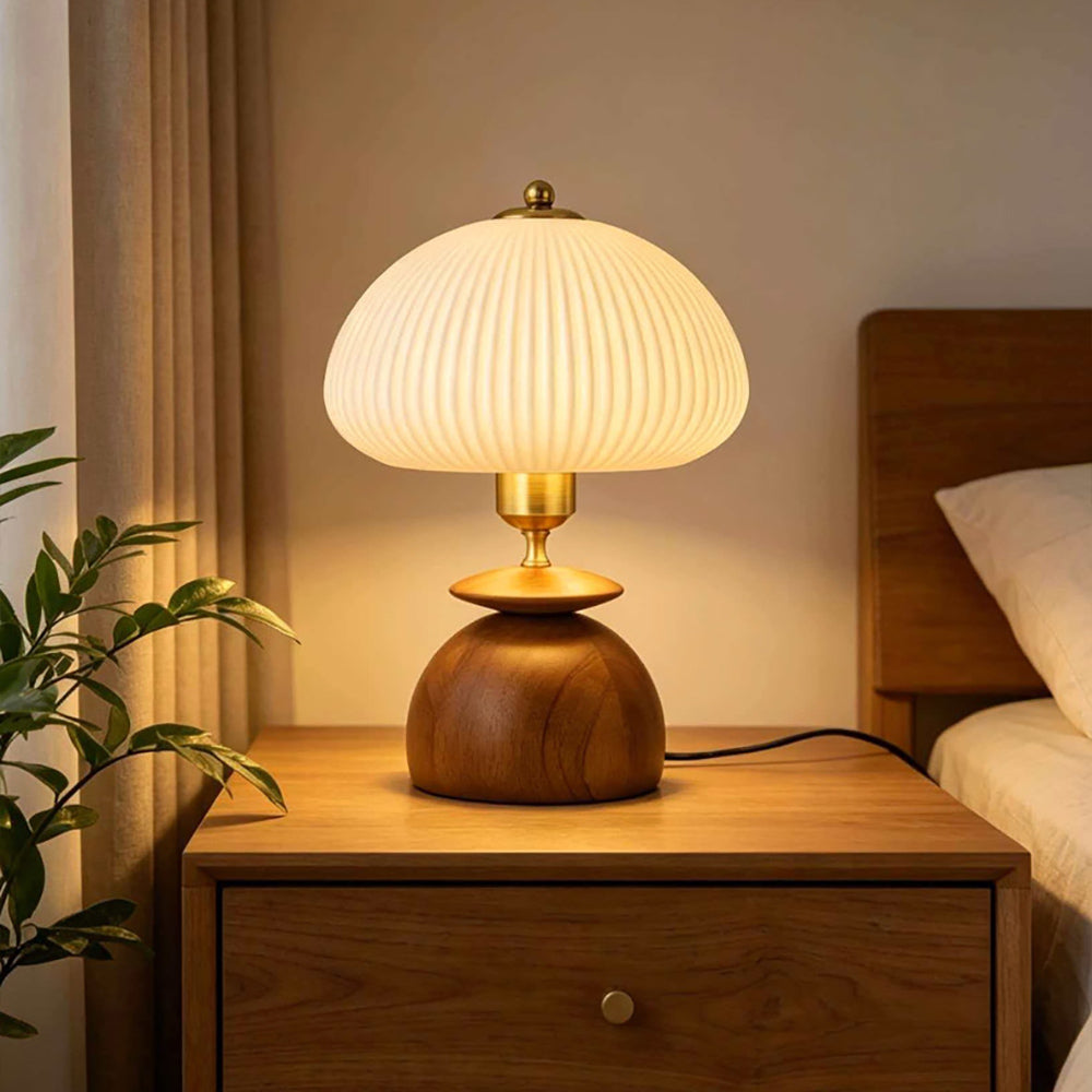 Minimalist Retro Mushroom Table Lamp