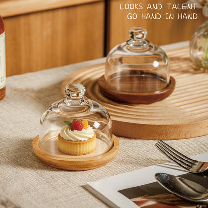 Minimalist Solid Wood Cake Stand