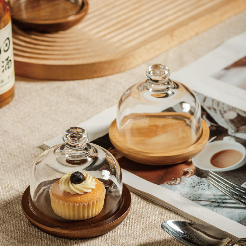 Minimalist Solid Wood Cake Stand