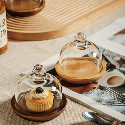 Minimalist Solid Wood Cake Stand
