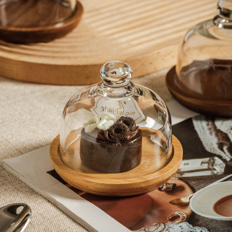 Minimalist Solid Wood Cake Stand