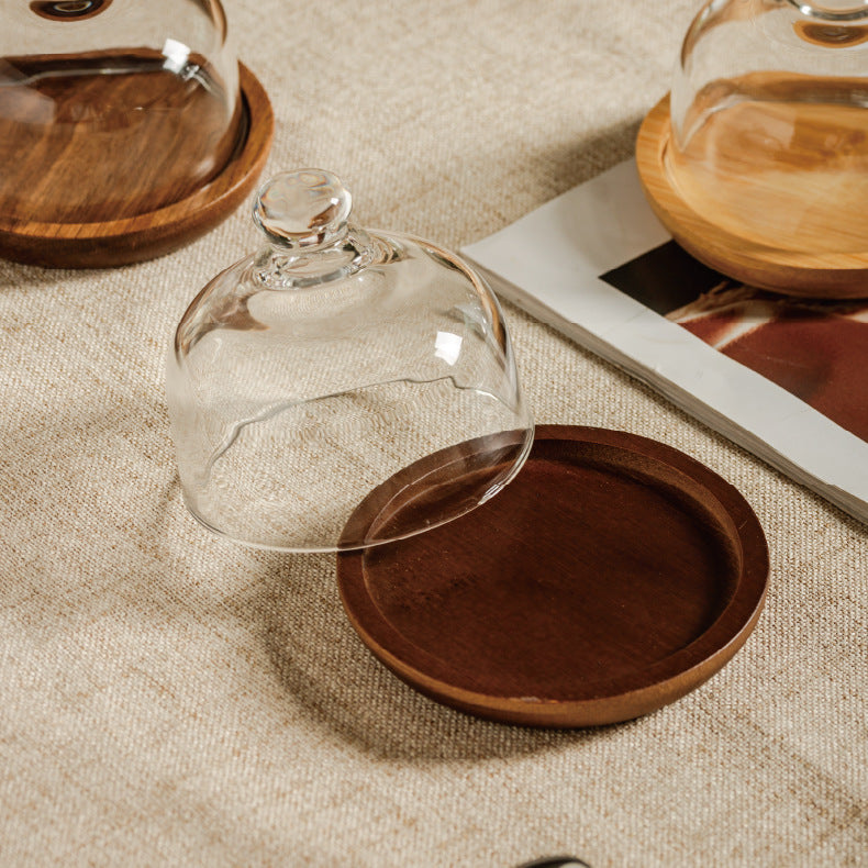 Minimalist Solid Wood Cake Stand