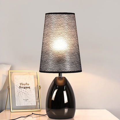Modern Minimalist Cozy Black Bedside Lamp