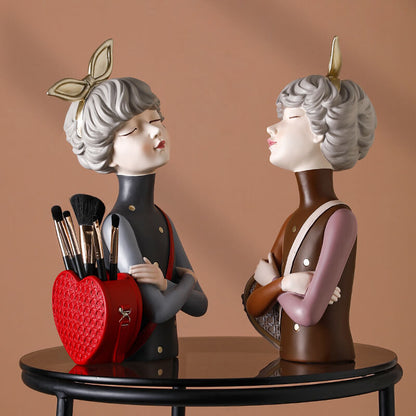 Modern Girl Storage Ornaments