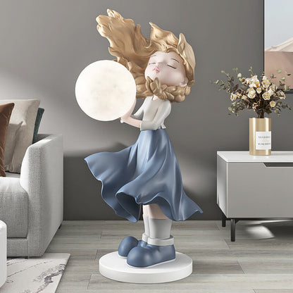 Moon Girl Home Decoration