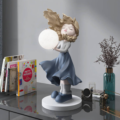 Moon Girl Home Decoration