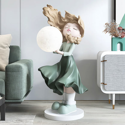 Moon Girl Home Decoration