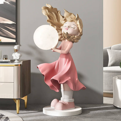 Moon Girl Home Decoration