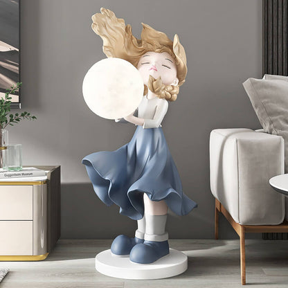 Moon Girl Home Decoration