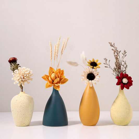 Morandi-Color Ceramic Vase