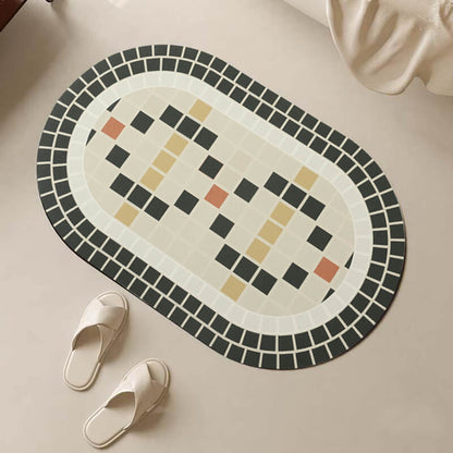 Mosaic Diatom Mud Bath Mat