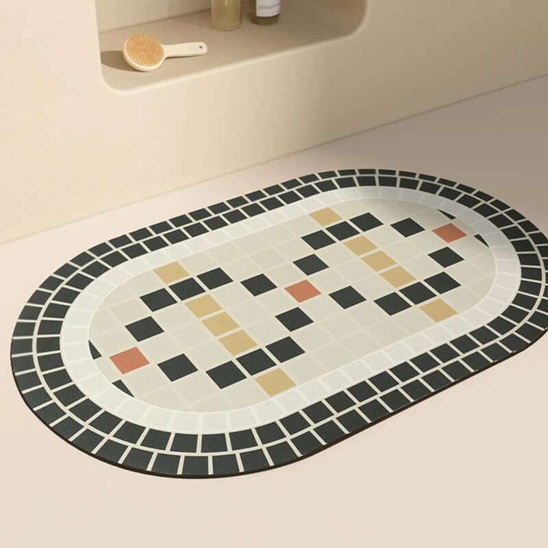 Mosaic Diatom Mud Bath Mat