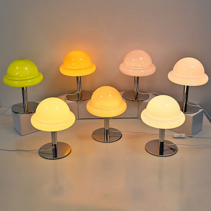 Mushroom Glass Table Lamp